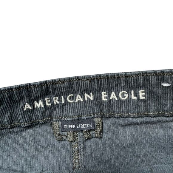 AMERICAN EAGLE Corduroy Mini Skirt Dark Gray Size 6 - Picture 5 of 5